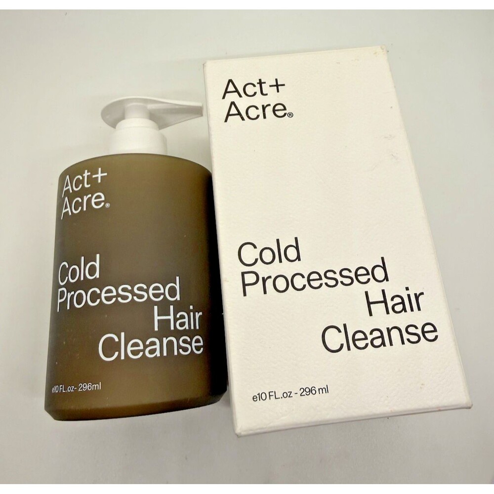 ACT+ ACRE Cold Processed Balancing Shampoo Clarifying Cleanse for Build Up 10oz - Picture 3 of 10